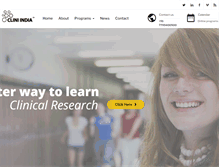 Tablet Screenshot of cliniindia.org